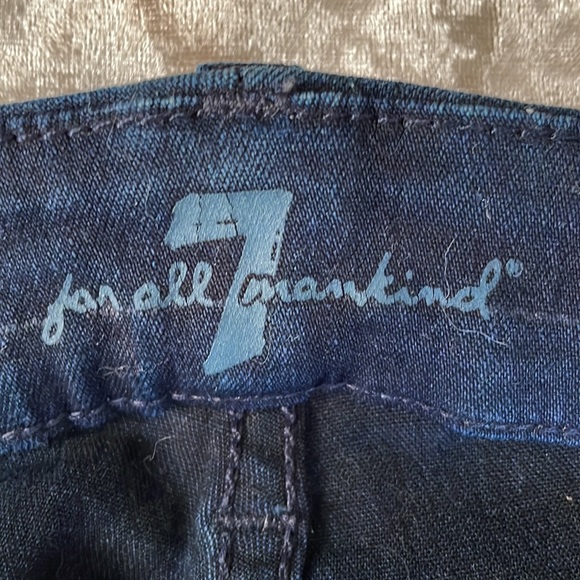 7 For All Mankind bootcut , dark jeans - Size 28/ 34 - Picture 2 of 3
